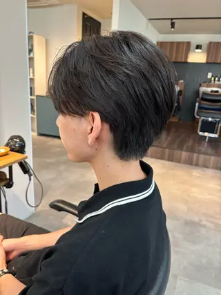 メンズ 保立/メンズカット 千葉駅フェザーパーマのヘアスタイル