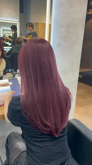 ロング カラー ヘアアレンジ ブリーチなしの達人 🇰🇷KAITOのヘアスタイル
