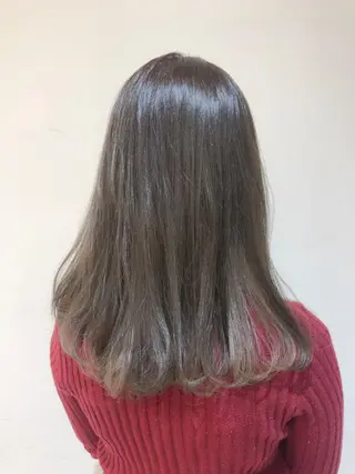 ロング 似合わせ艶髪カラー ❤️ハダユミのヘアスタイル