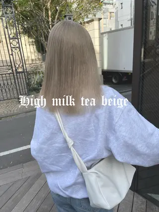 セミロング カラー mee.urawa所属・似合わせショート×透 明感/やじまたかしのヘアスタイル