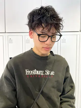 ショート パーマ メンズ 🇰🇷カルマパーマ kaito🇰🇷のヘアスタイル