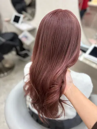 ロング カラー 新宿/韓国ヘア 中明度カラー/かやのヘアスタイル