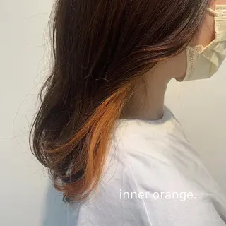 セミロング カラー RINA🧤 デザインとボブのヘアスタイル