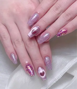 ネイル 🎀も ものネイルデザイン