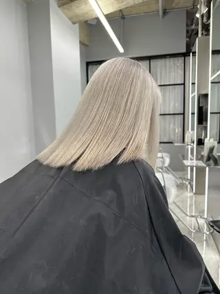 ミディアム カラー 最高級髪質改善 🦄ブリーチYUGOのヘアスタイル