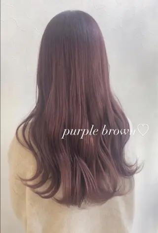 ロング カラー nakahara madokaのヘアスタイル