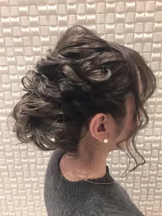 ロング カラー ヘアアレンジ ✨ハイクオリティ✨ 山本香也のヘアスタイル