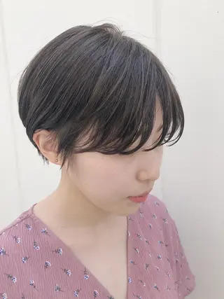 ショート カラー ノグチ ユウキ/ボブのヘアスタイル