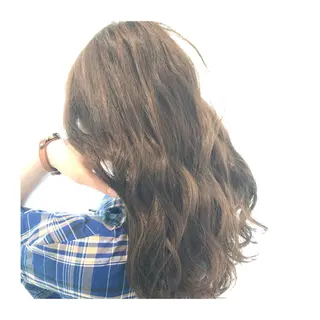 セミロング パーマ 30代からの大人 ショートのヘアスタイル