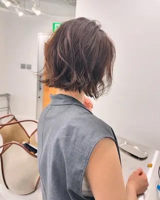 ショート パーマ サトウ ケンシンのヘアスタイル