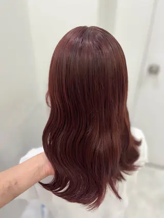 ロング カラー ガーリー♡女の子っぽ ヘア♡ピンクカラー♡のヘアスタイル