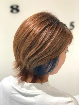ショート カラー 松吉 純平のヘアスタイル