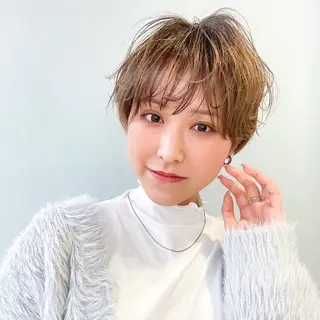 ショート カラー ブリーチ/艶カラー/ メンズ♱ʜᴀʀᴜᴋᴀのヘアスタイル