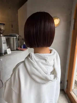 ショート カラー ボブ支持率NO1 🌈CHIKAのヘアスタイル