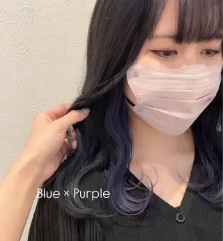 ミディアム カラー Limb所属・暖色/ベージュ 🎀上野 真桜🎀のヘアスタイル