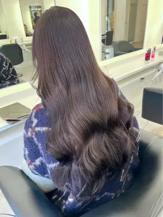 ロング カラー Parve Mix 森 美遥🇰🇷🩶のヘアスタイル