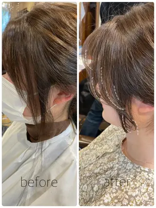 ミディアム チヒョ🦋 韓国hair🇰🇷のヘアスタイル