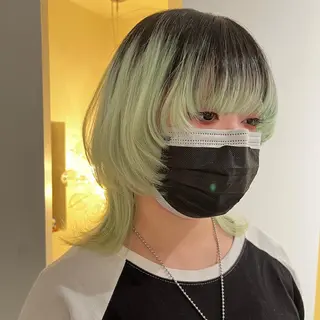 ミディアム MOE🐈‍⬛🎀 エクステ/ワンホンのヘアスタイル