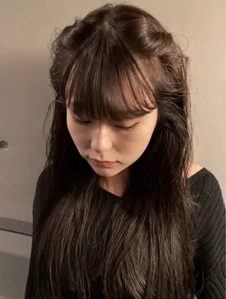 セミロング カラー sano rikitoのヘアスタイル