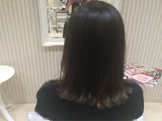 ミディアム かねやす ゆなのヘアスタイル