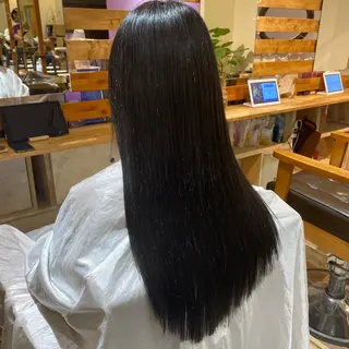 ロング カラー 韓国風・ブリーチなし ・あり後藤 一斗店長のヘアスタイル