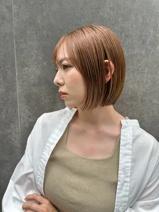 ミディアム ✨心斎橋髪質改善 ボブ鈴木佑弥✨のヘアスタイル