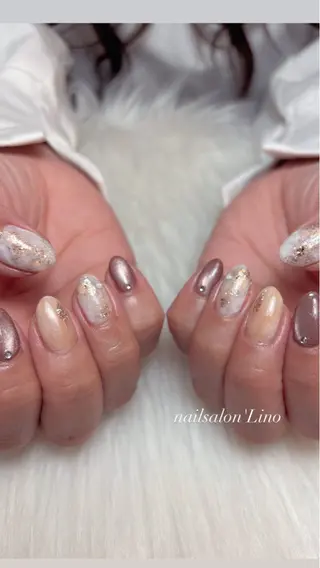 ネイル Lino𓂃⟡.· Chizuruのネイルデザイン