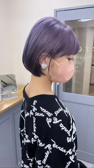 ショート カラー ウルフカットモデル 🧃Shionのヘアスタイル