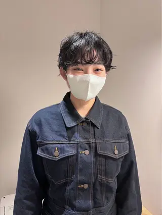 ショート パーマ 大関 星翔のヘアスタイル