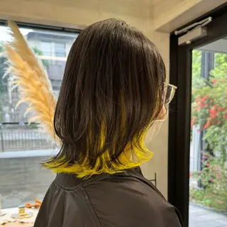 ミディアム カラー 【ブリーチ特化】 イマダナツミのヘアスタイル