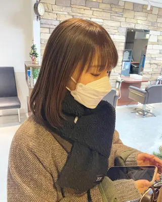 ミディアム 後藤紗英/髪質改善 /オリーブベージュのヘアスタイル
