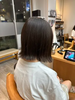 ミディアム 三留玲愛 /似合わせカット/のヘアスタイル