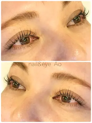 メンズ マツエク・マツパ nail&eye Aoのマツエク・マツパデザイン