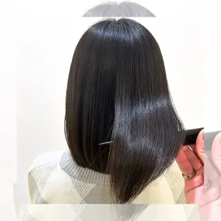 ミディアム IwAsh中山駅店所属・【ツヤ髪特化】 Santaのヘアスタイル