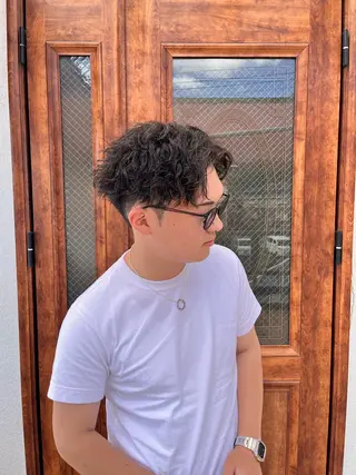 ショート パーマ メンズ Hair Salon FIKA（ヘアサロンフィーカ）所属・メンズパーマモデル /FIKAスズキのヘアスタイル