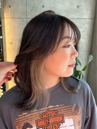 ミディアム カラー 透明感カラー🧚💫 /chinoのヘアスタイル