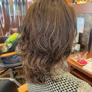 パーマ 落合 ちりのヘアスタイル