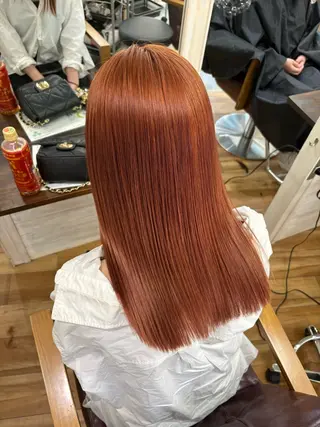 セミロング カラー SOYON西大寺店所属・ダブルカラー/ 髪質改善💎安藤のヘアスタイル