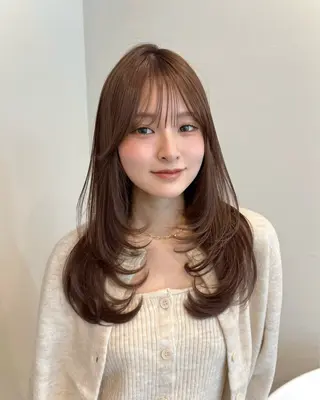 ミディアム sora/レイヤー/ 似合わせカット🎀のヘアスタイル