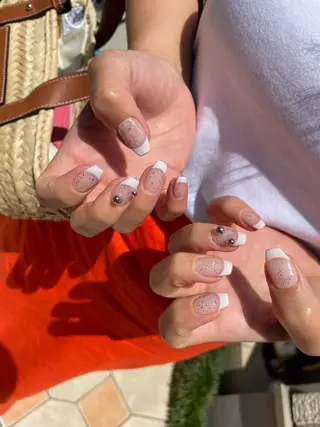 ロング カラー ヘアアレンジ キッズ ネイル マツエク・マツパ アイブロウ 福田 加奈のネイルデザイン