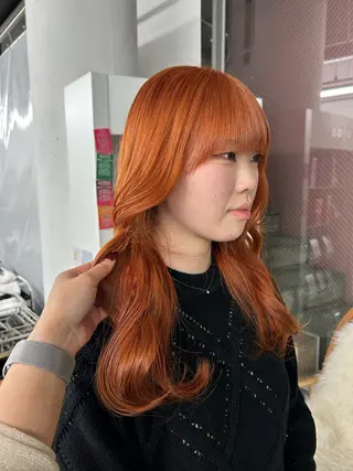 セミロング pia/リサコ ボブ/縮毛のヘアスタイル