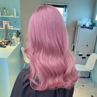 ロング カラー 🩷暖色カラー🩷 BONのヘアスタイル