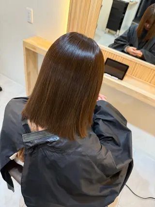 ロング attrait南堀江所属・乾かすだけで艶髪 松村海世のヘアスタイル