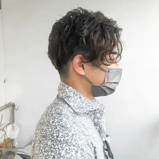 パーマ メンズ ツイスパ/波巻き対応 メンズ特化　石川愛理のヘアスタイル