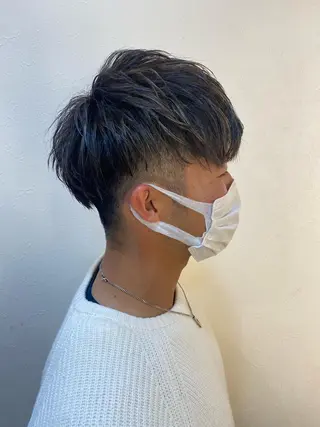 ショート カラー メンズ ✴︎ヒラガカナ✴︎ ECLAT HAIRのヘアスタイル