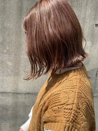 ミディアム Living所属・ヨシモトリョウ 髪質改善/美髪のヘアスタイル