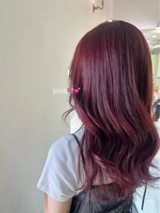 セミロング 近藤 莉々香のヘアスタイル