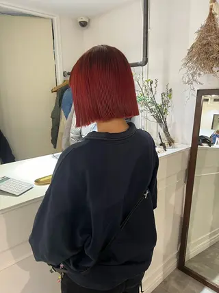 ショート カラー ボブ美容師 /馬場 翼のヘアスタイル