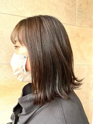 ミディアム カラー レイヤーカット×艶髪 /Ayanaのヘアスタイル