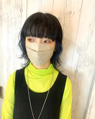 ミディアム 今村公介 ブリーチ特化、派手髪のヘアスタイル